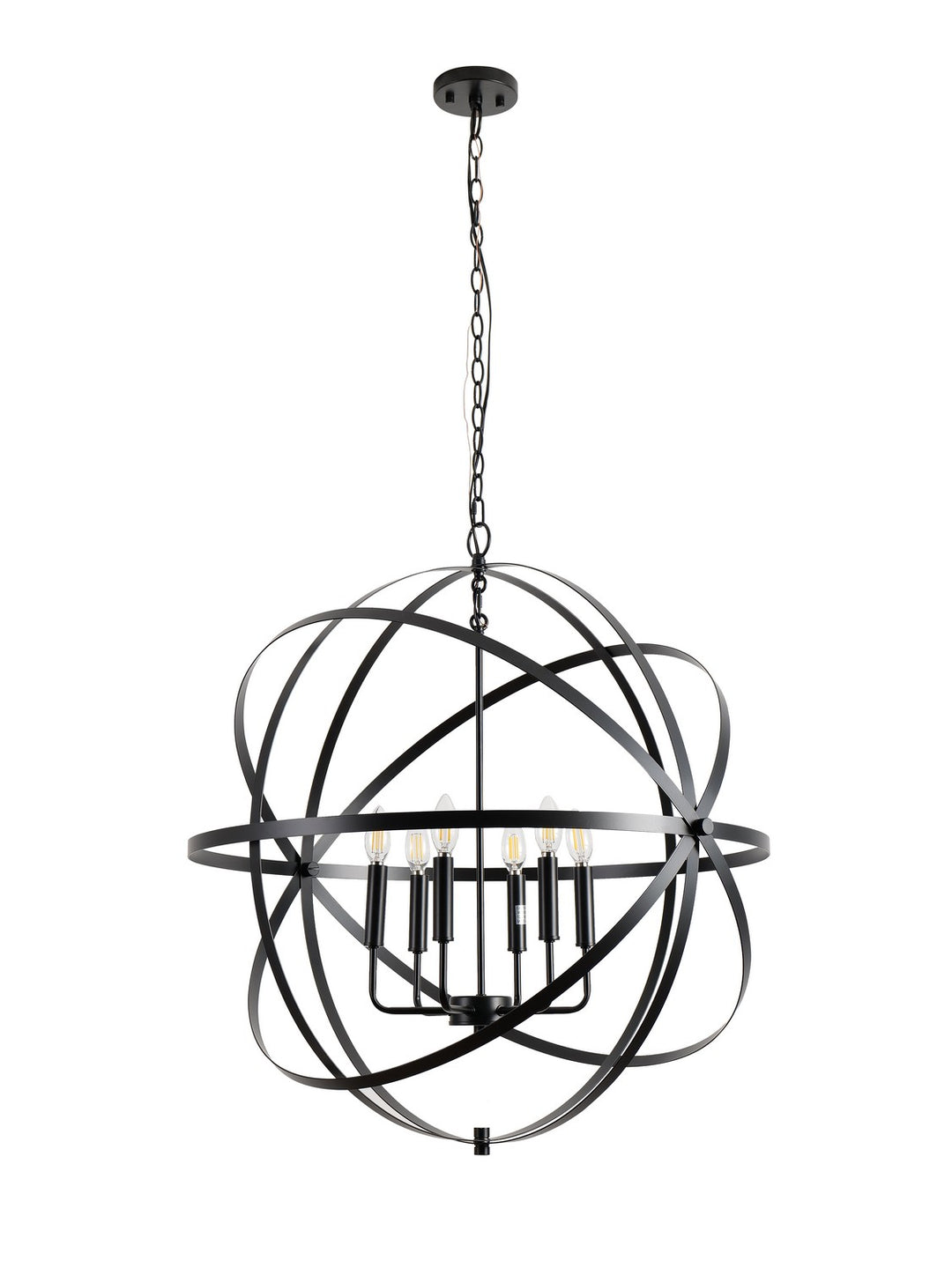 Revolution Sphere SH306BK-2 Chandelier Light - Black