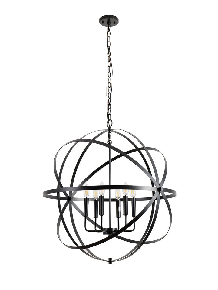 Revolution Sphere SH306BK-2 Chandelier Light - Black