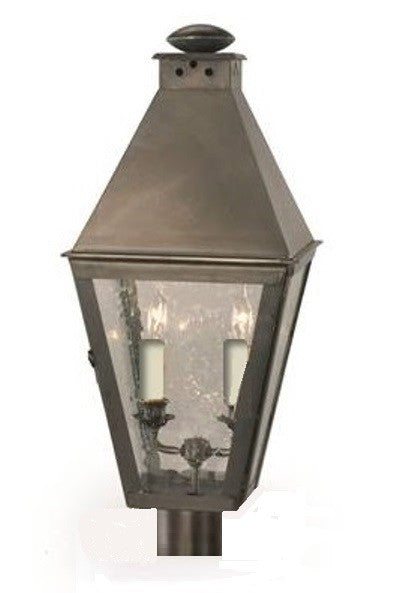 Genie House Lighting 55913DCC Bozeman Two Light Post Mount Outdoor Copper/Antique/Verde