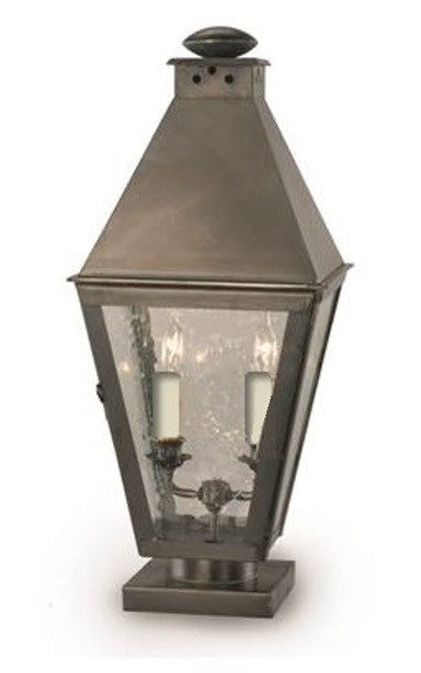 Genie House Lighting 5591PIERDCC Bozeman Two Light Pier Mount Outdoor Copper/Antique/Verde