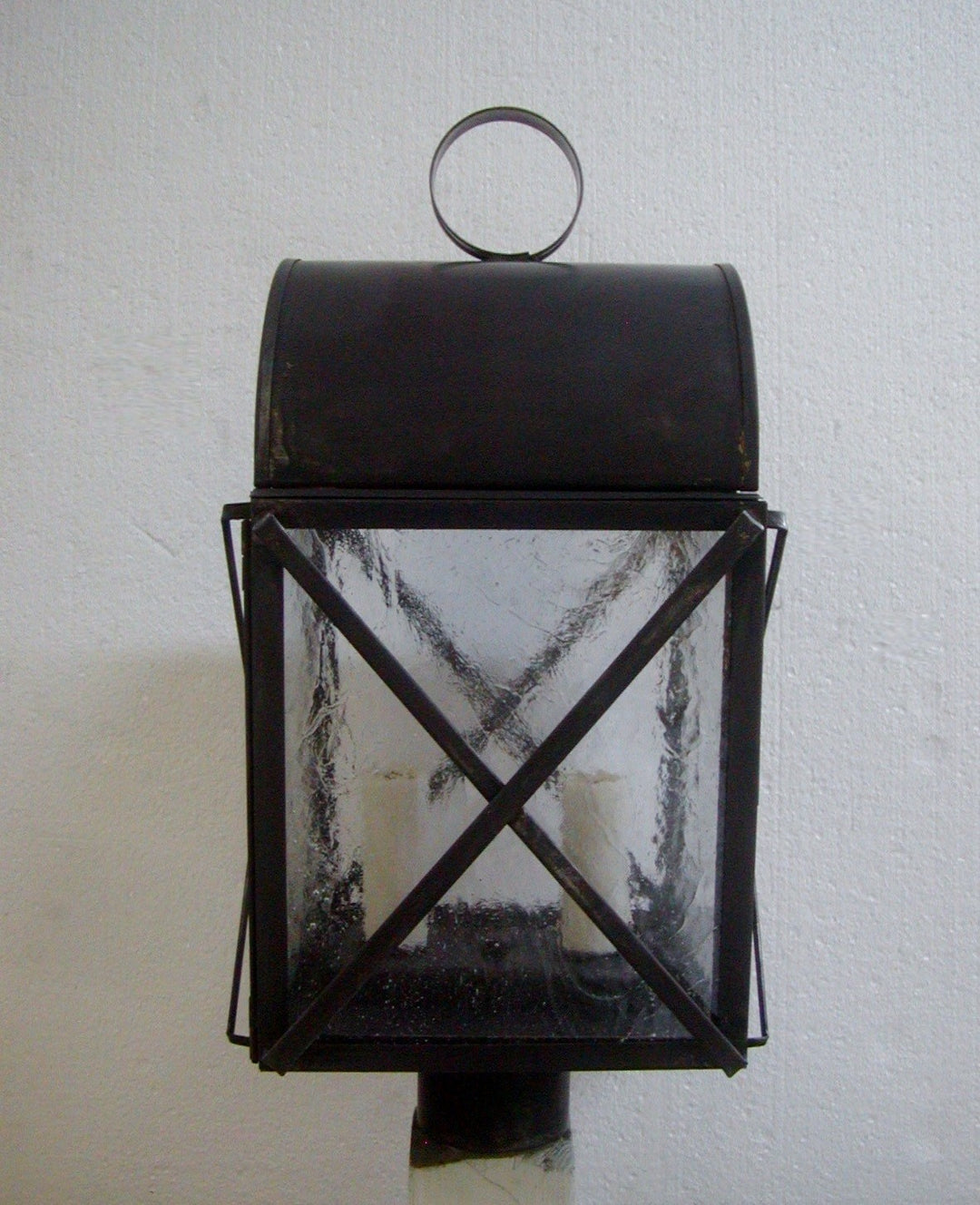 Genie House Lighting 57722DBS Cottage Two Light Post Mount Outdoor Brass