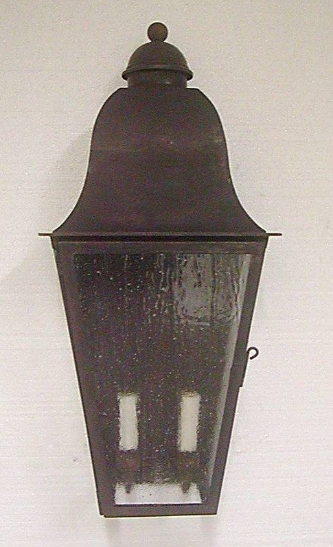 Genie House Lighting 86121DCS Durango Two Light Wall Mount Outdoor Copper/Antique/Verde