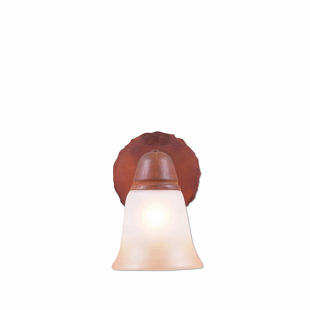 Avalanche Ranch Crestline-Rustic Plain A17101TT-02 Wall Light - Rust Patina
