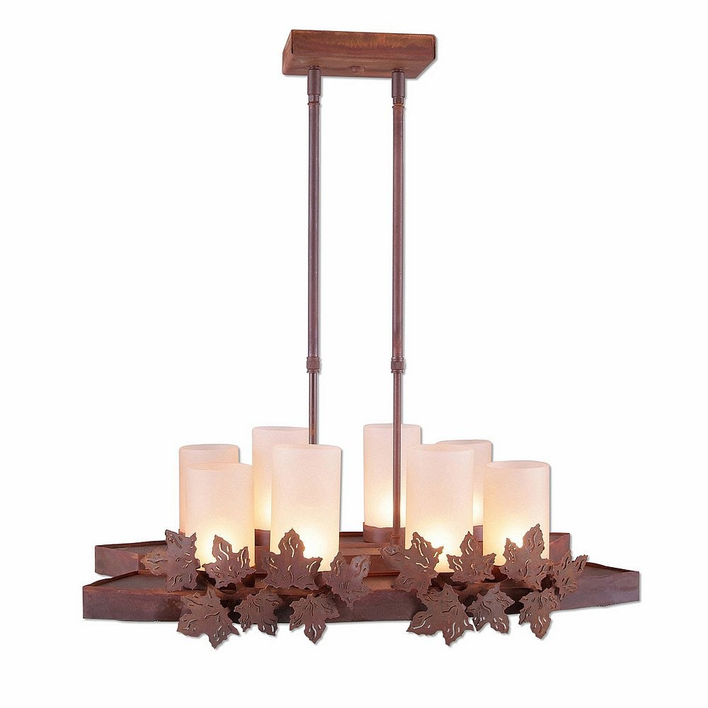 Avalanche Ranch Wisley-Maple Leaf A46105TS-02 Pendant Light - Rust Patina