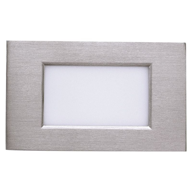 Westgate Lighting SLE-F-120V-MCT-BN  Integrated Step Light Landscape Light Pewter, Nickel, Silver