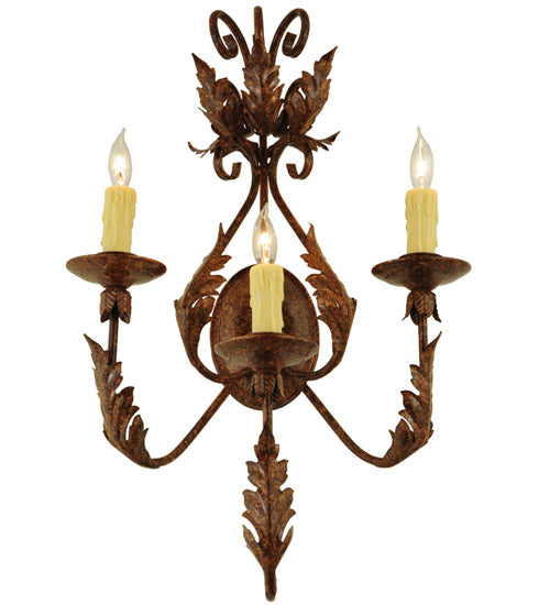 Meyda Tiffany French Elegance 135057 Wall Light - Craftsman Brown