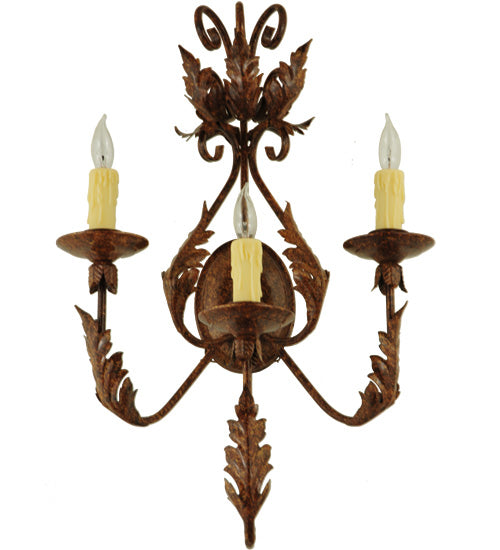 Meyda Tiffany French Elegance 135057 Wall Light - Craftsman Brown