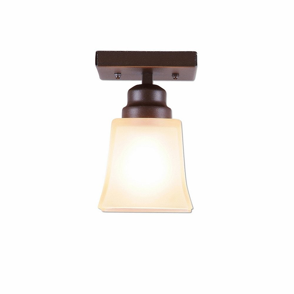 Avalanche Ranch Woodland-Rustic Plain A47501TS-28 Ceiling Light - Dark Bronze Metallic