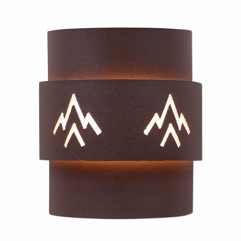 Avalanche Ranch Lighting A56202-27 Northridge-Deception Pass Two Light Wall Sconce Outdoor Bronze / Dark