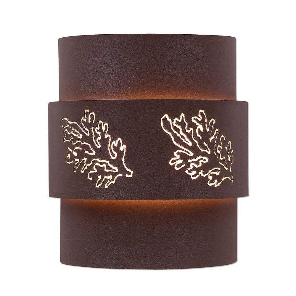 Avalanche Ranch Lighting A56248-27 Northridge-Cedar Bough Cutout Two Light Wall Sconce Outdoor Bronze / Dark