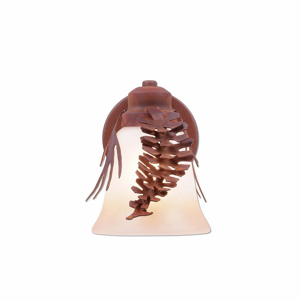 Avalanche Ranch Sienna-Pine Cone A58540TT-02 Wall Light - Rust Patina
