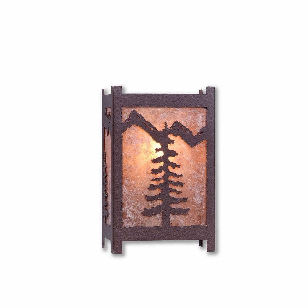 Avalanche Ranch Severn-Spruce Tree M14114AL-27 Wall Light - Rustic Brown