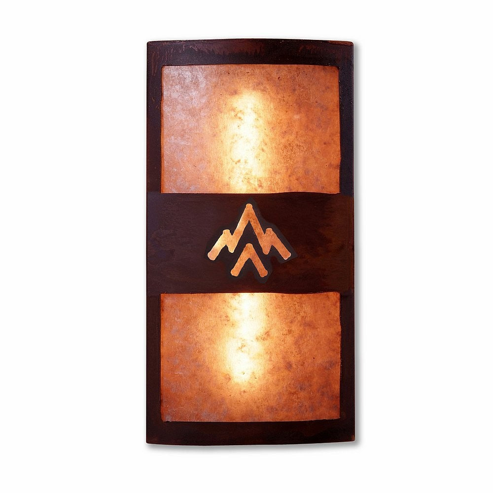 Avalanche Ranch Kincaid-Deception Pass M16202AL-02 Wall Light - Rust Patina