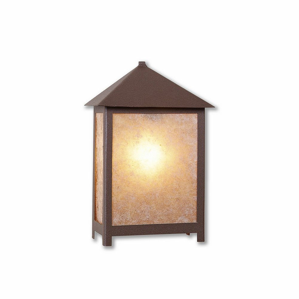 Avalanche Ranch Lighting M53101AL-27 Hudson-Rustic Plain One Light Wall Sconce Outdoor Bronze / Dark