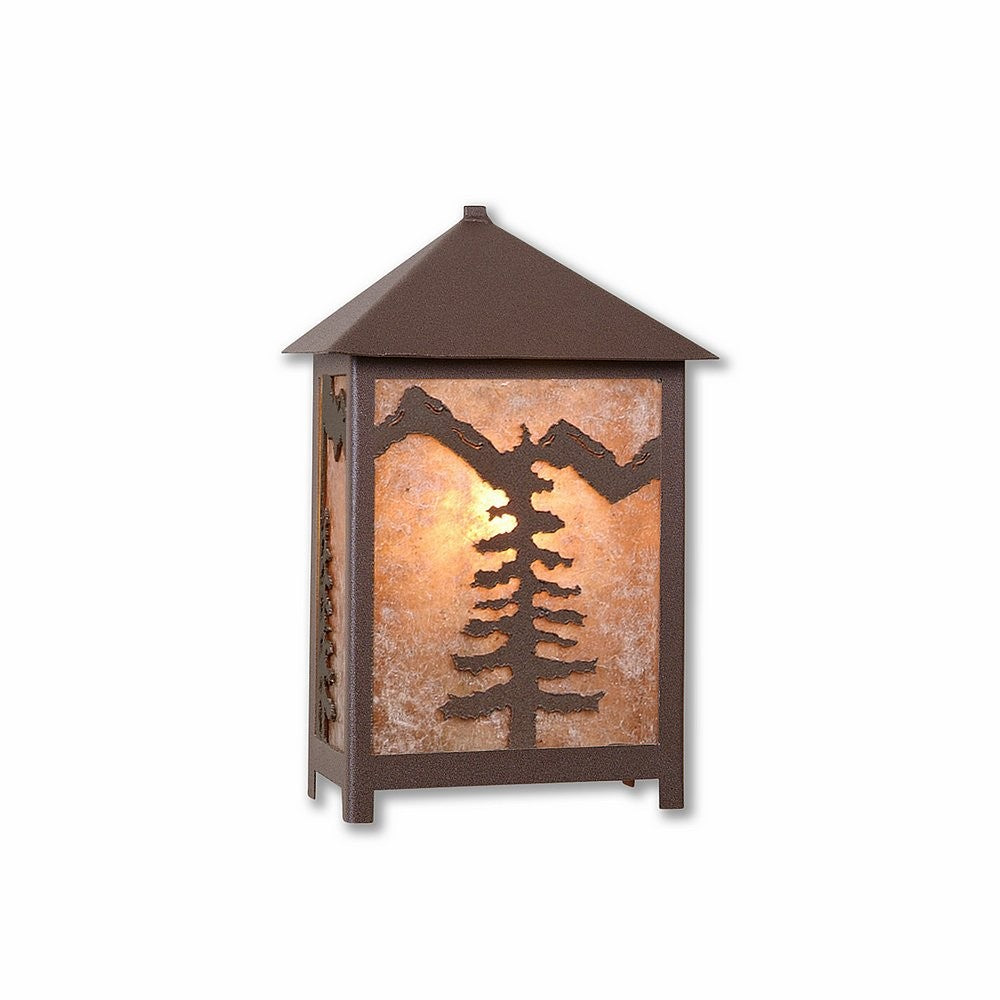 Avalanche Ranch Lighting M53114AL-27 Hudson-Spruce Tree One Light Wall Sconce Outdoor Bronze / Dark