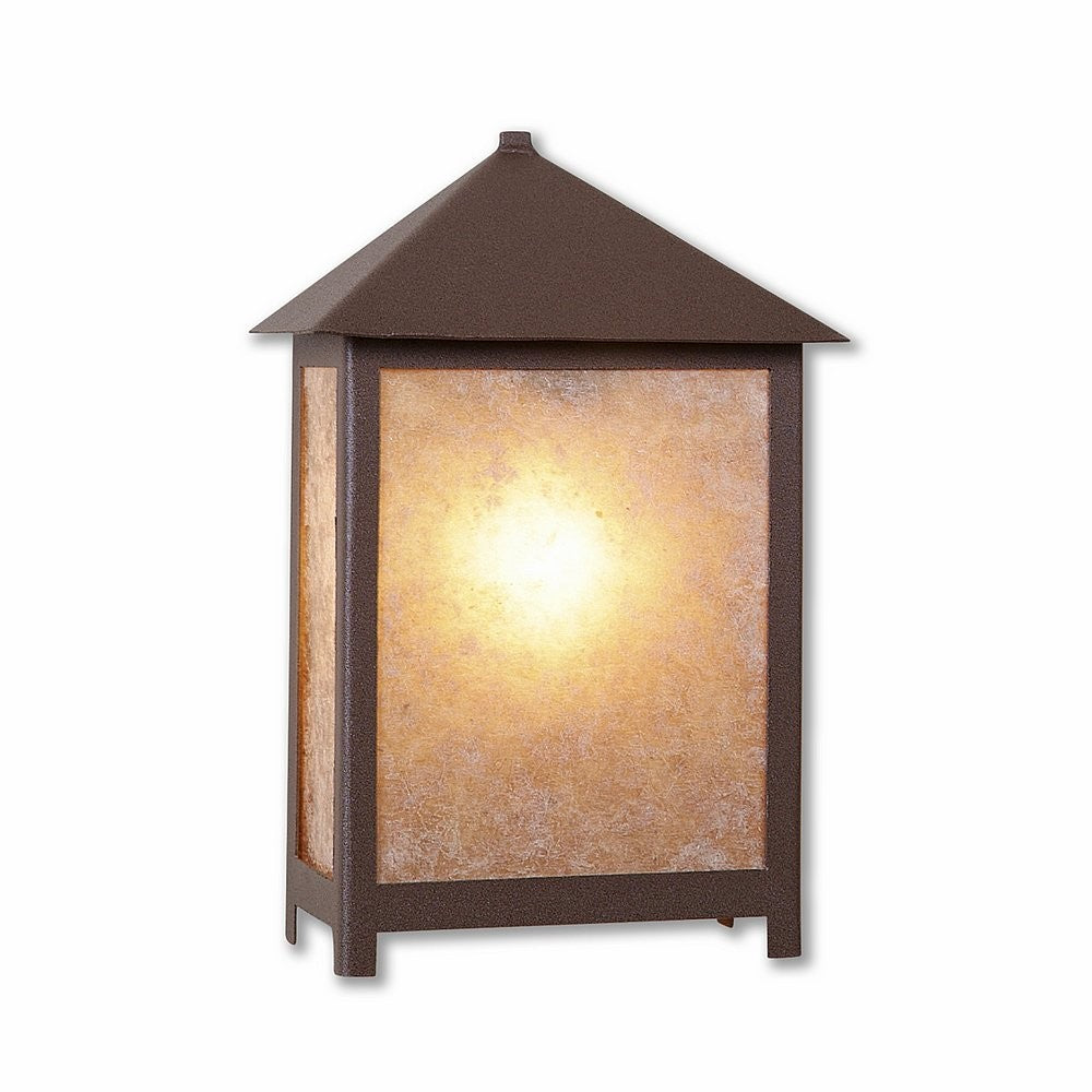 Avalanche Ranch Lighting M53201AL-27 Hudson-Rustic Plain One Light Wall Sconce Outdoor Bronze / Dark
