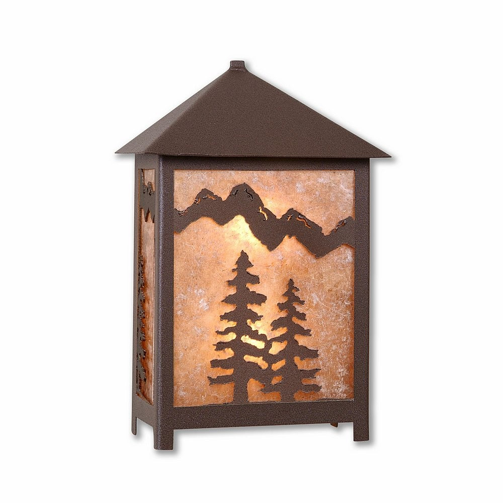 Avalanche Ranch Lighting M53214AL-27 Hudson-Spruce Tree One Light Wall Sconce Outdoor Bronze / Dark