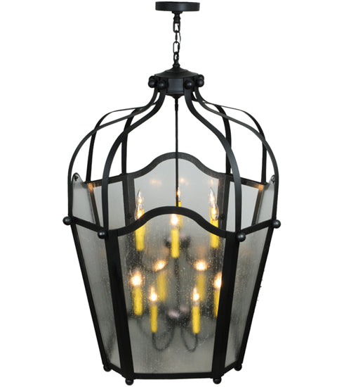 Meyda Tiffany Lighting 135145 Citadel 12 Light Pendant Decor Black