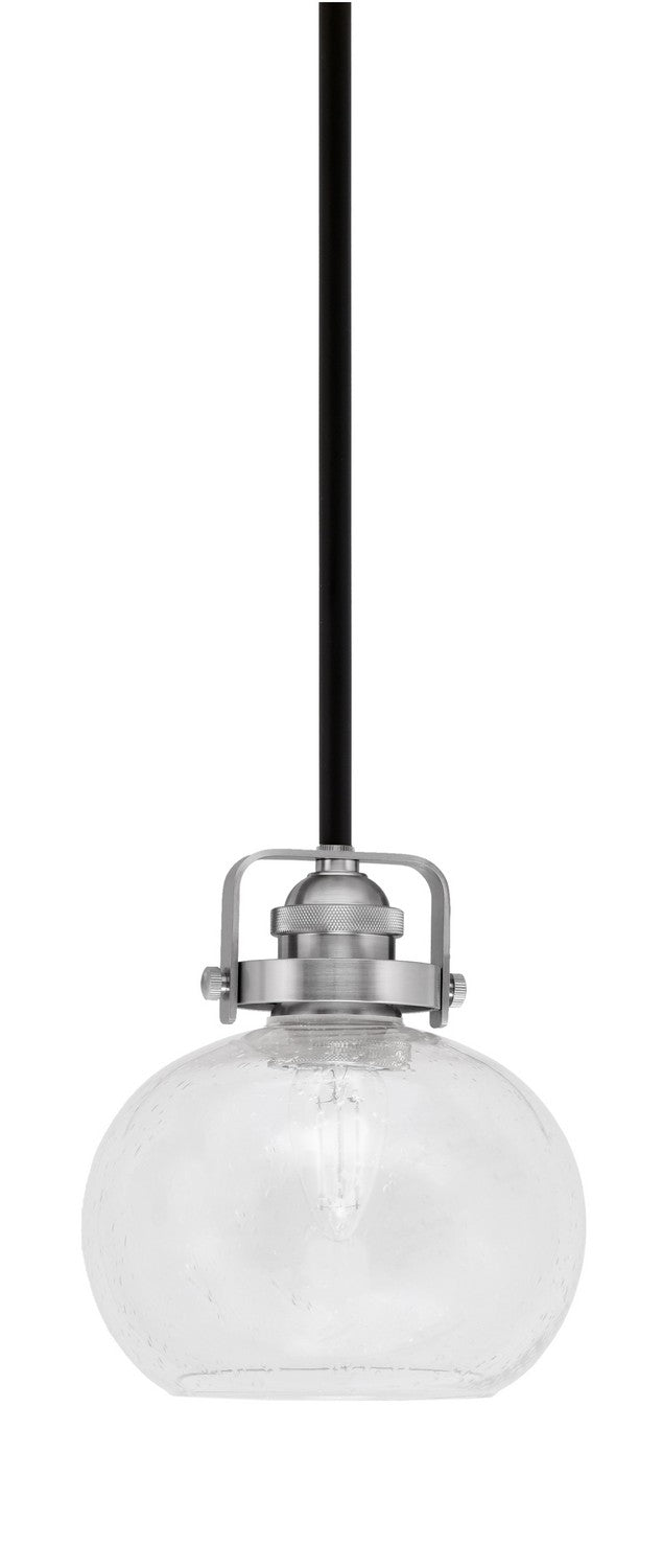 Toltec Easton 1941-MBBN-202 Pendant Light - Matte Black & Brushed Nickel