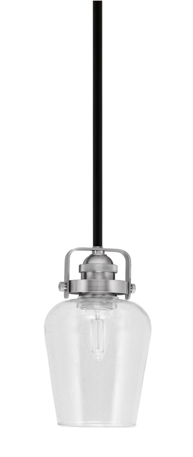 Toltec Easton 1941-MBBN-210 Pendant Light - Matte Black & Brushed Nickel