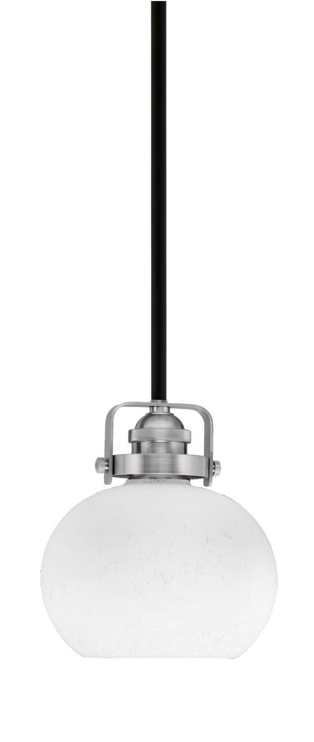 Toltec Easton 1941-MBBN-212 Pendant Light - Matte Black & Brushed Nickel