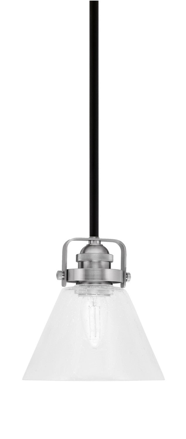 Toltec Easton 1941-MBBN-302 Pendant Light - Matte Black & Brushed Nickel