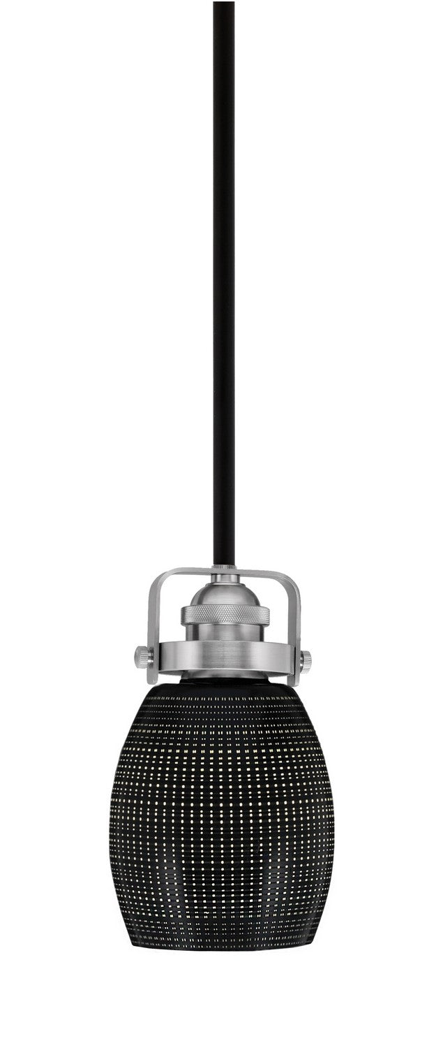 Toltec Easton 1941-MBBN-4029 Pendant Light - Matte Black & Brushed Nickel