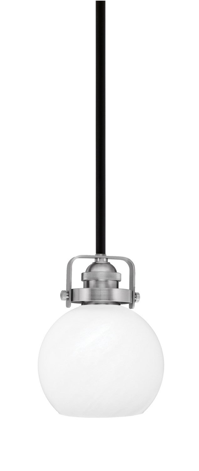 Toltec Easton 1941-MBBN-4101 Pendant Light - Matte Black & Brushed Nickel
