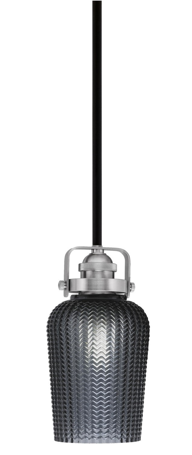 Toltec Easton 1941-MBBN-4252 Pendant Light - Matte Black & Brushed Nickel