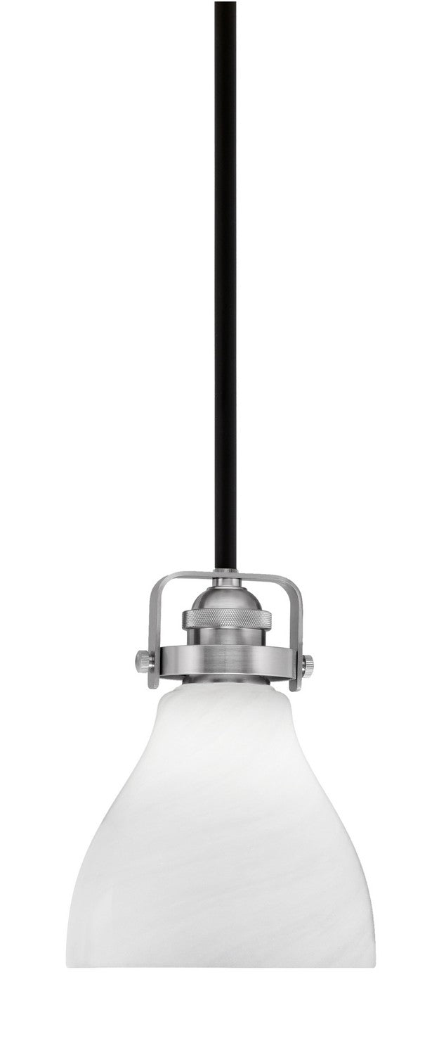 Toltec Easton 1941-MBBN-4761 Pendant Light - Matte Black & Brushed Nickel
