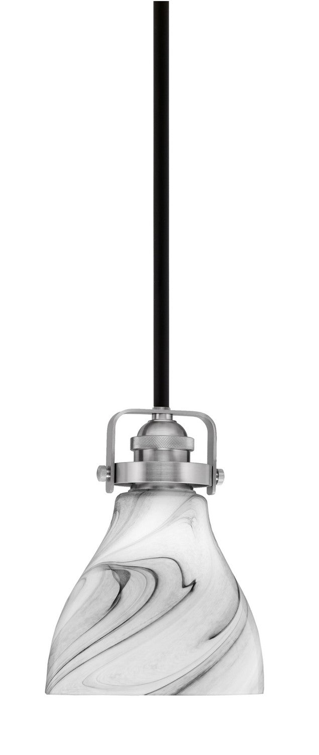 Toltec Easton 1941-MBBN-4769 Pendant Light - Matte Black & Brushed Nickel