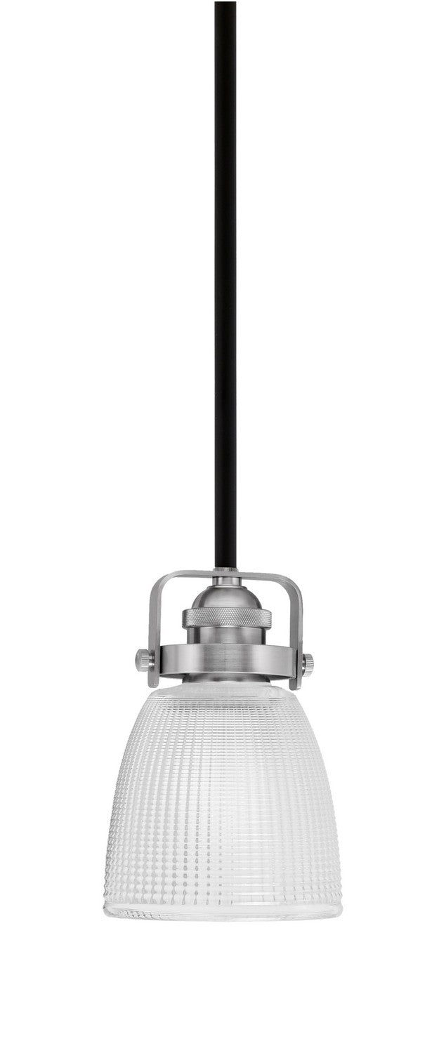 Toltec Easton 1941-MBBN-500 Pendant Light - Matte Black & Brushed Nickel