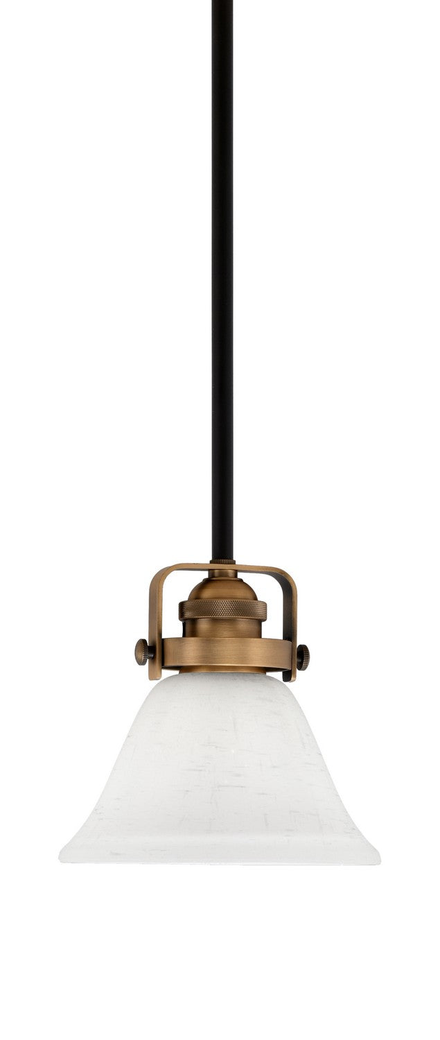 Toltec Easton 1941-MBBR-311 Pendant Light - Matte Black & Brass