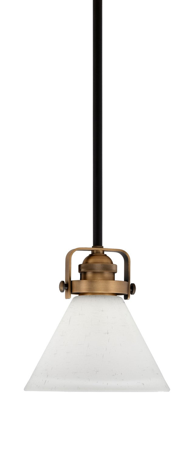 Toltec Easton 1941-MBBR-312 Pendant Light - Matte Black & Brass