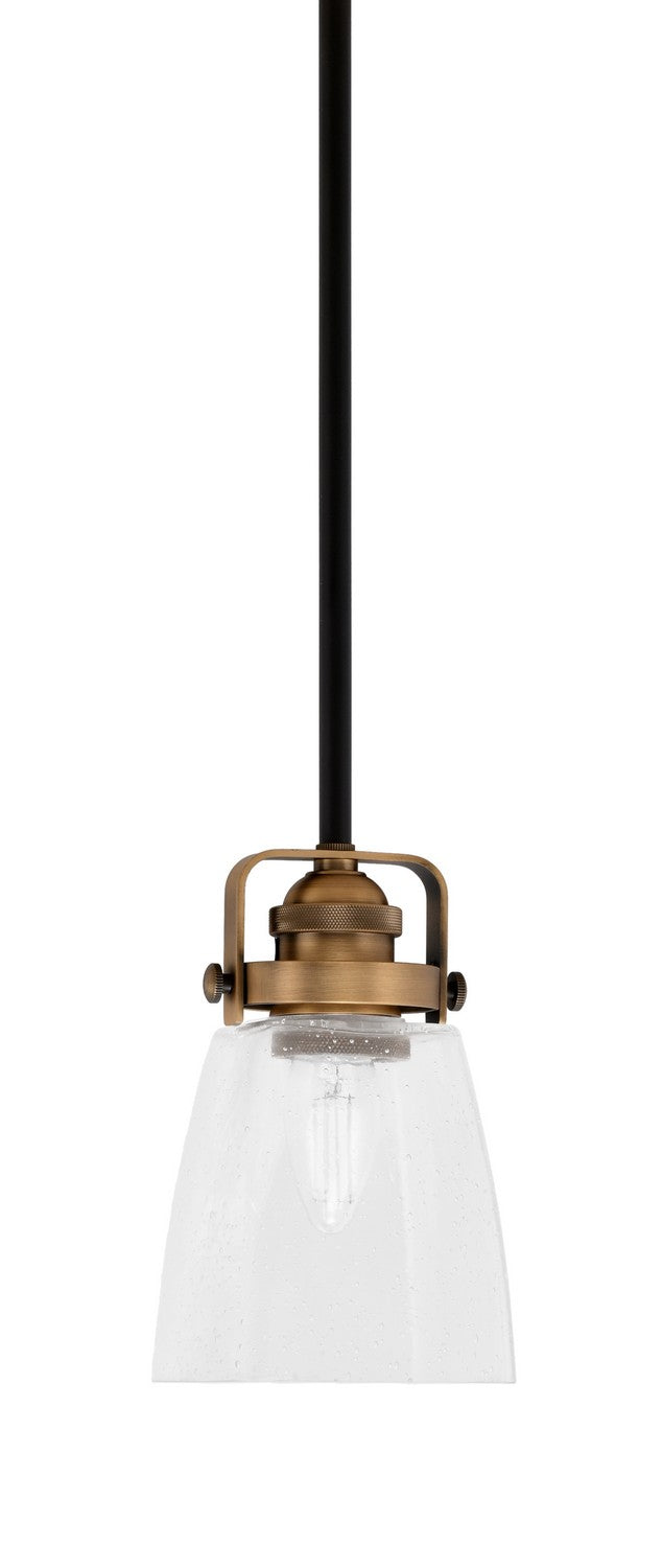 Toltec Easton 1941-MBBR-461 Pendant Light - Matte Black & Brass