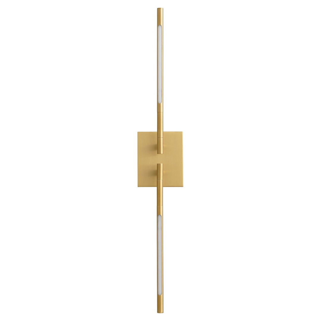 Oxygen Palillos 3-404-40 Wall Sconce Light - Aged Brass