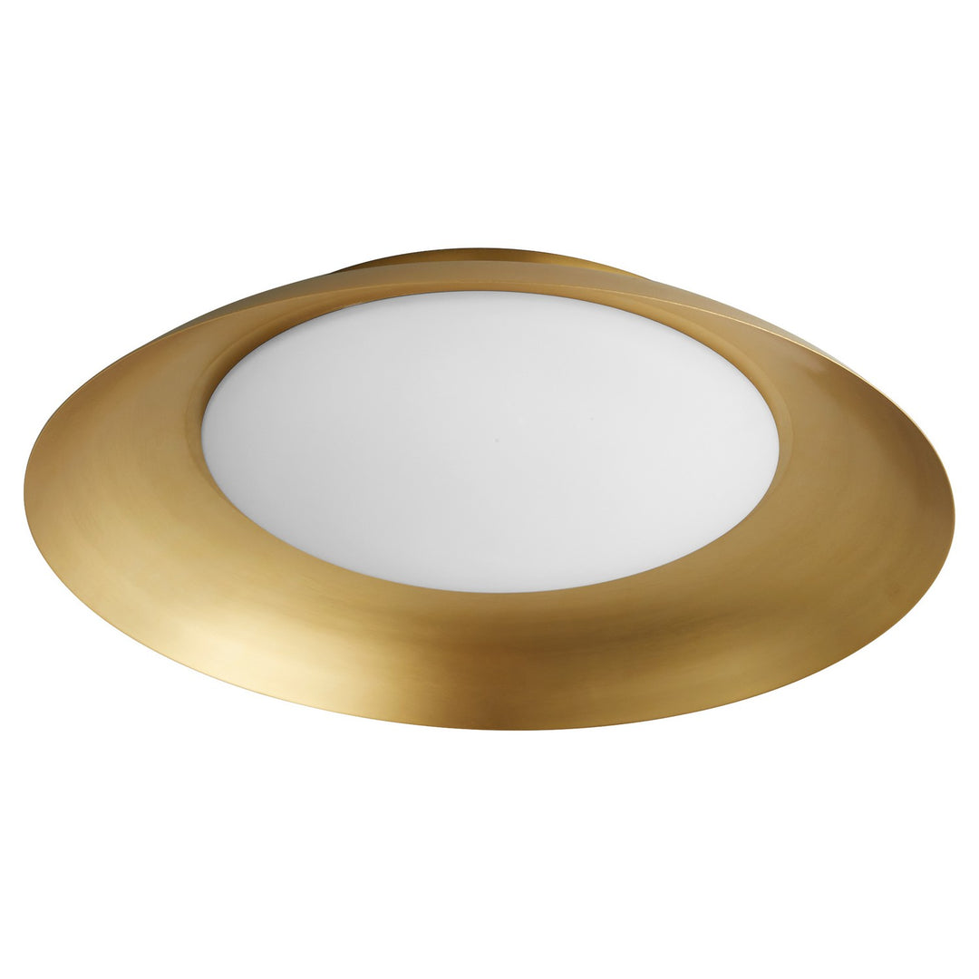Oxygen Bongo 3-679-40 Ceiling Light - Aged Brass