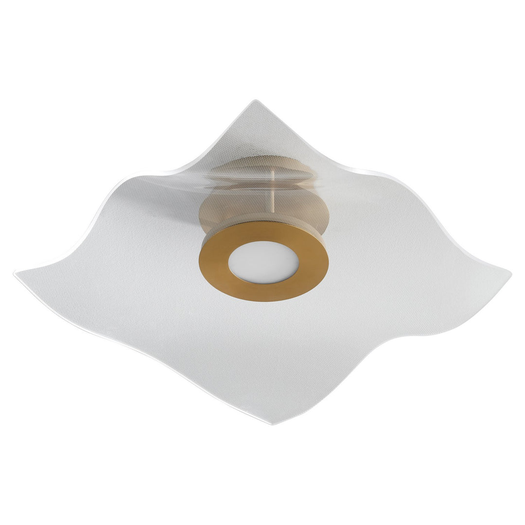 Oxygen Medusa 3-807-40 Ceiling Light - Aged Brass