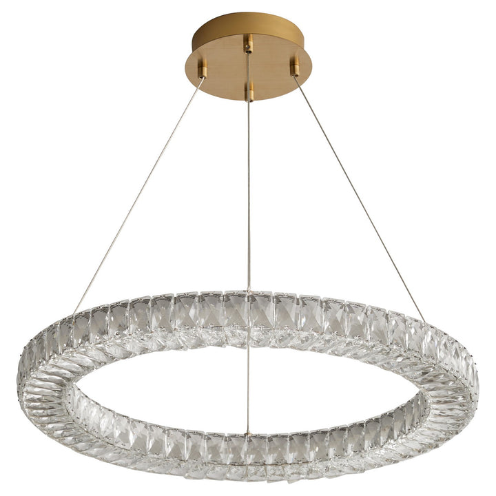 Oxygen Elan 3-874-40 Pendant Light - Aged Brass
