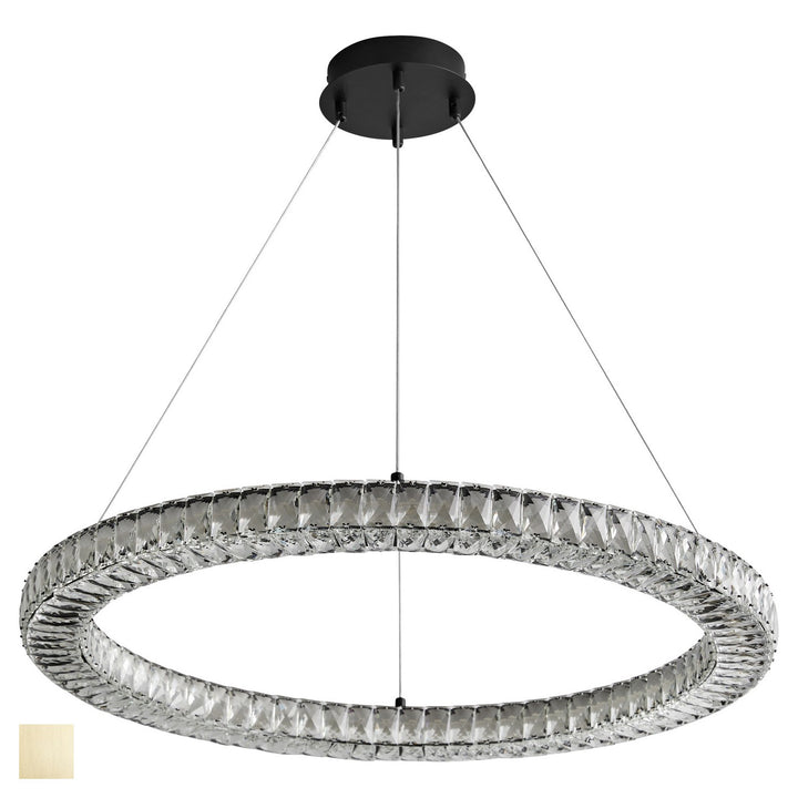 Oxygen Elan 3-875-40 Pendant Light - Aged Brass