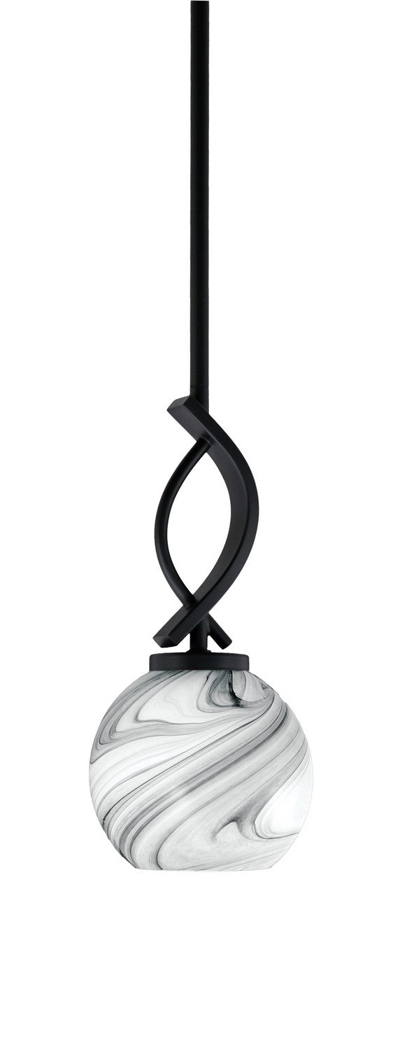 Toltec Cavella 3901-MB-4109 Pendant Light - Matte Black