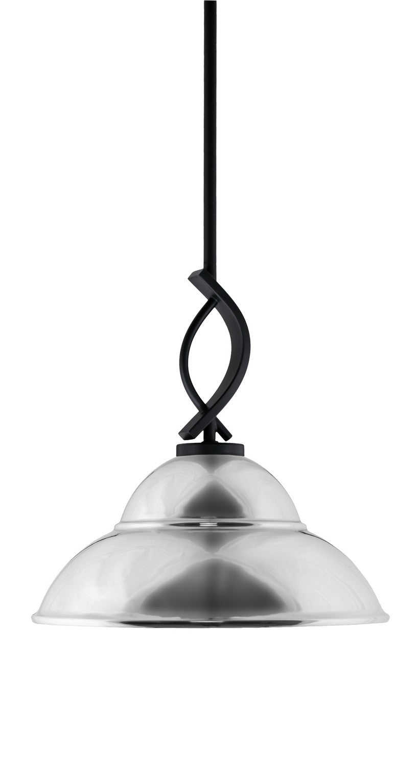 Toltec Cavella 3901-MB-428-CH Pendant Light - Matte Black