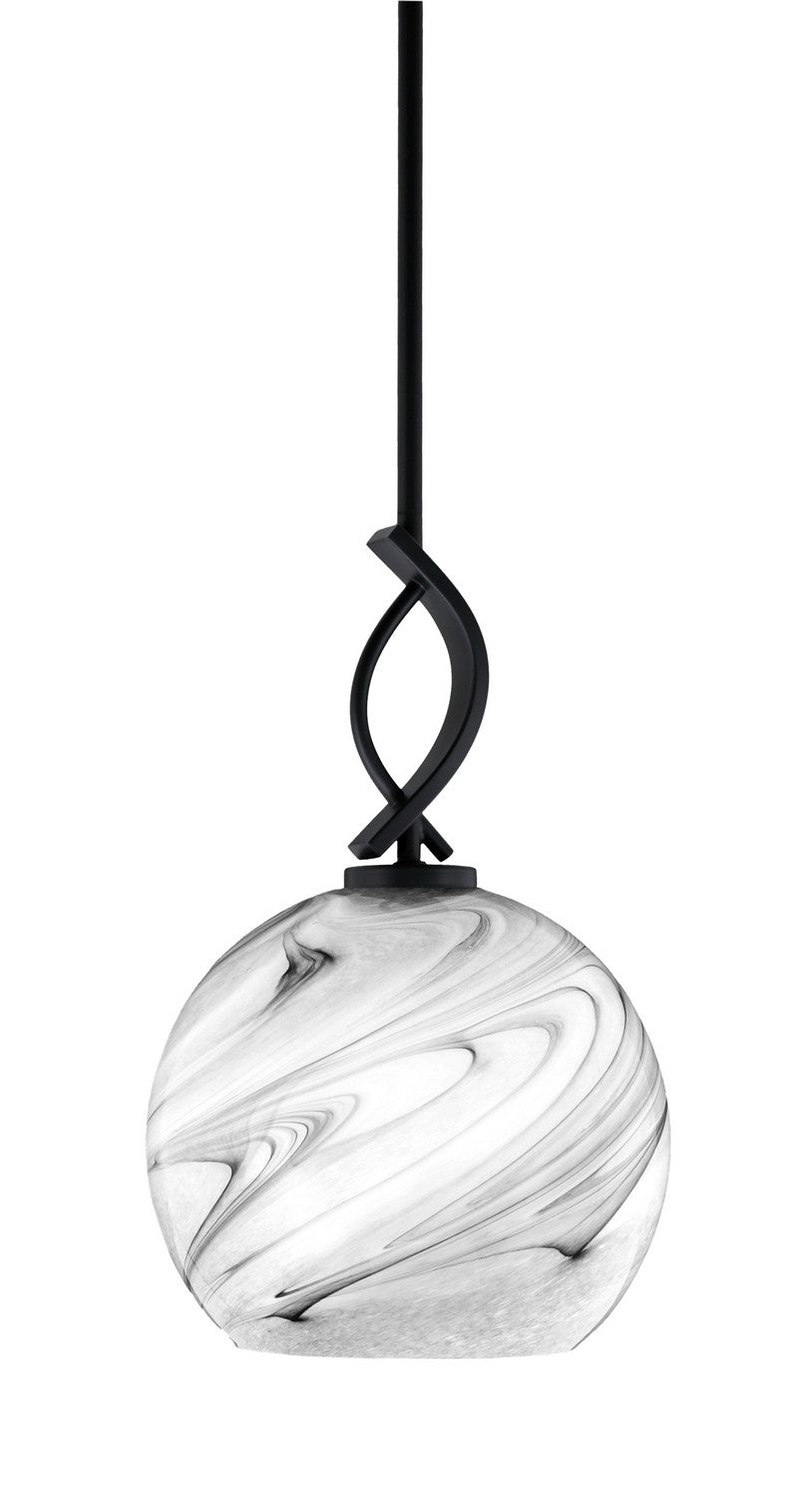 Toltec Cavella 3901-MB-4359 Pendant Light - Matte Black