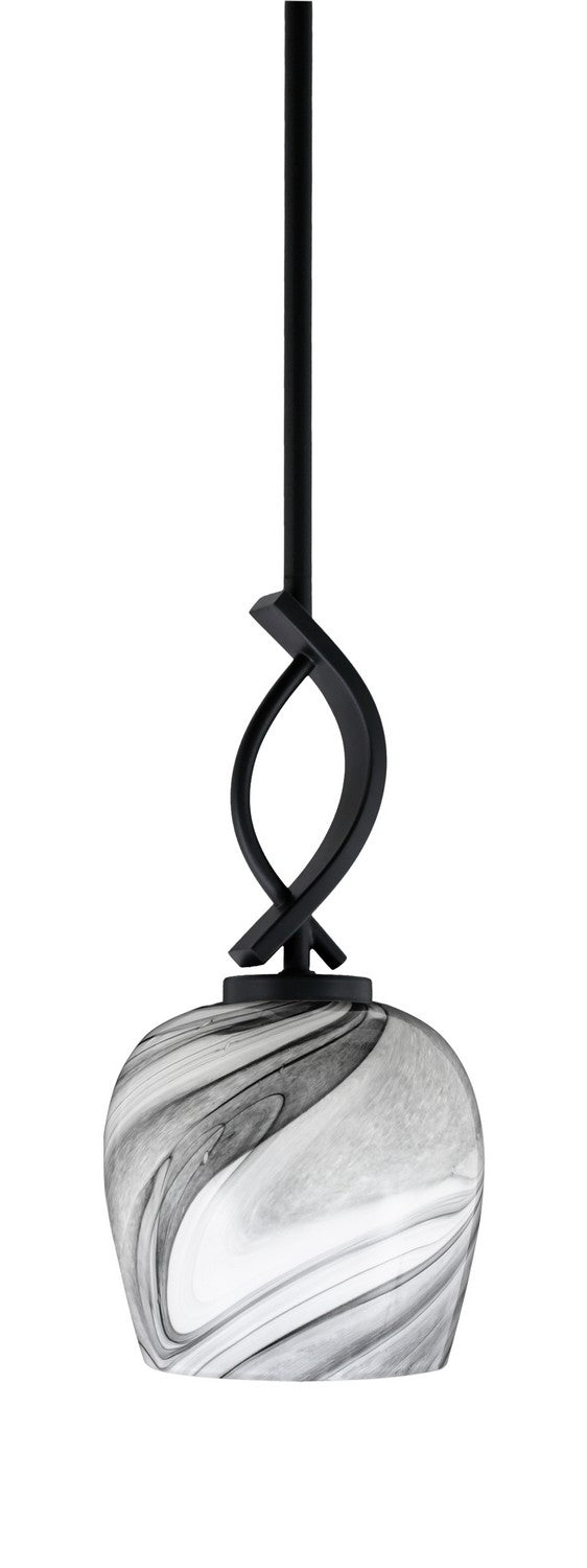 Toltec Cavella 3901-MB-4819 Pendant Light - Matte Black