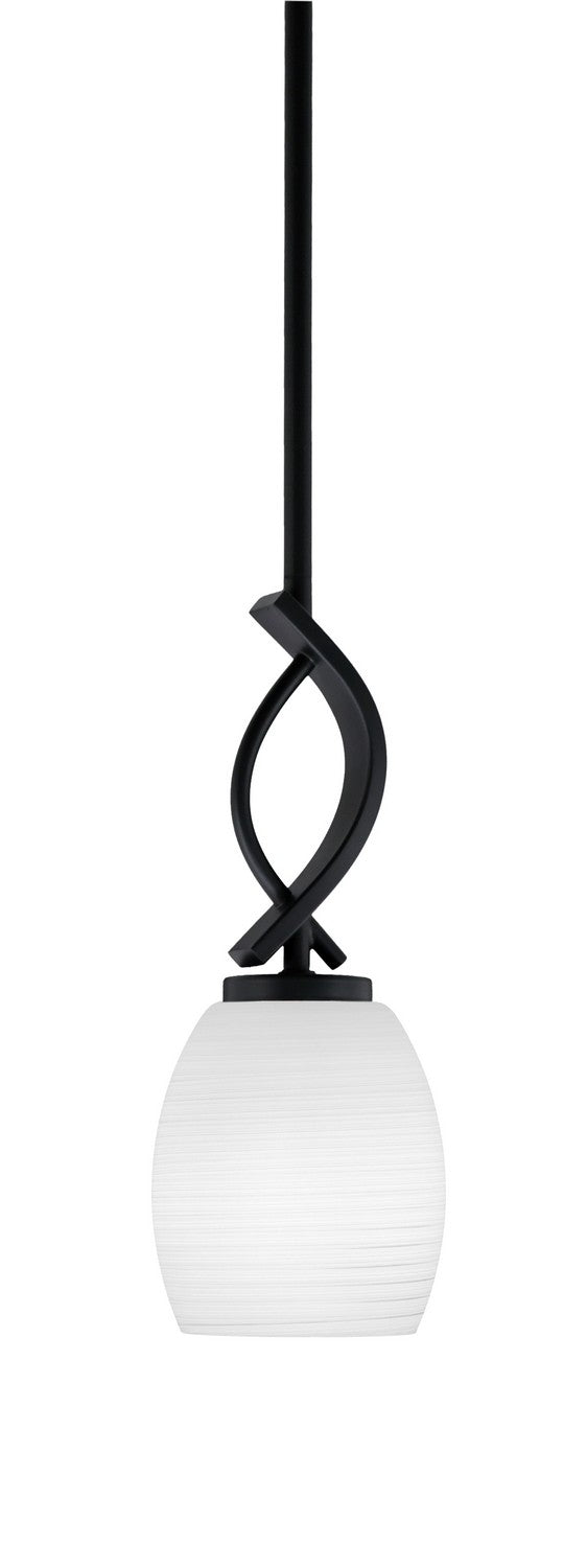 Toltec Cavella 3901-MB-615 Pendant Light - Matte Black