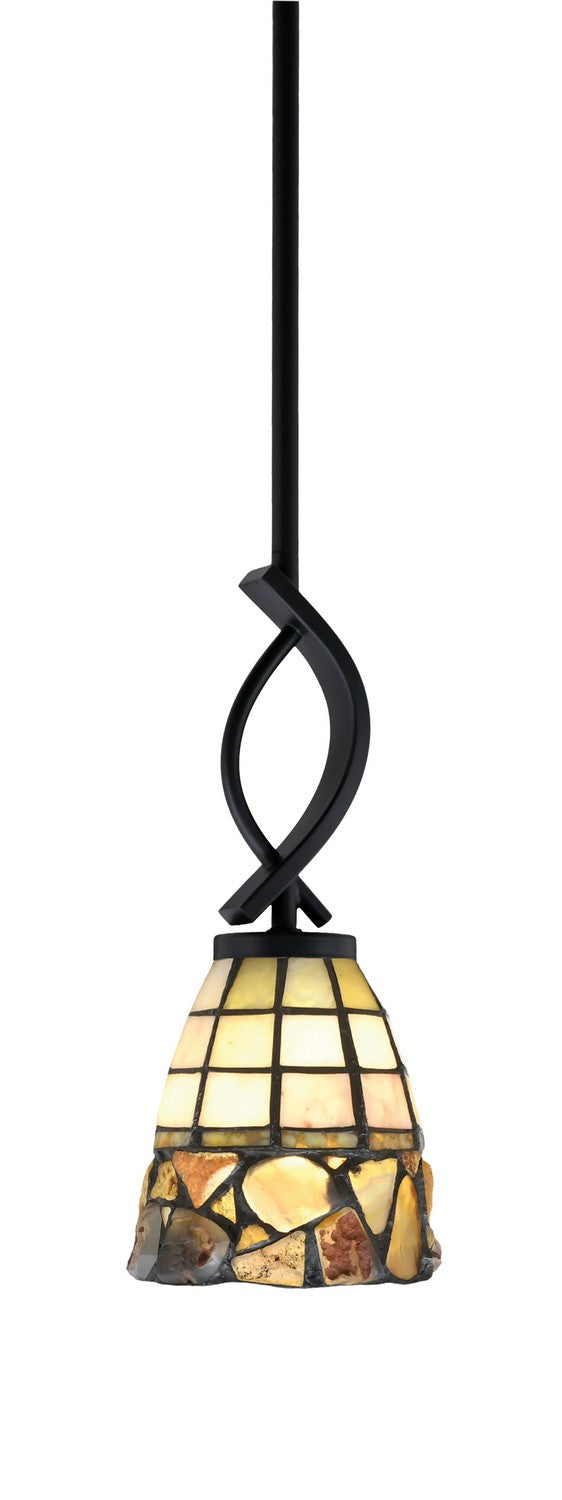 Toltec Cavella 3901-MB-9735 Pendant Light - Matte Black