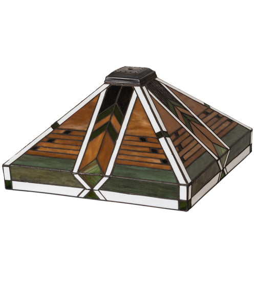 Meyda Tiffany Lighting 135223 Abilene Shade Lamp Shade Bronze / Dark