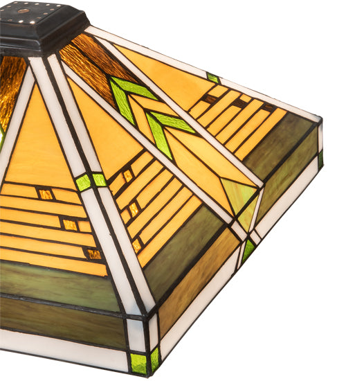 Meyda Tiffany Lighting 135223 Abilene Shade Lamp Shade Bronze / Dark