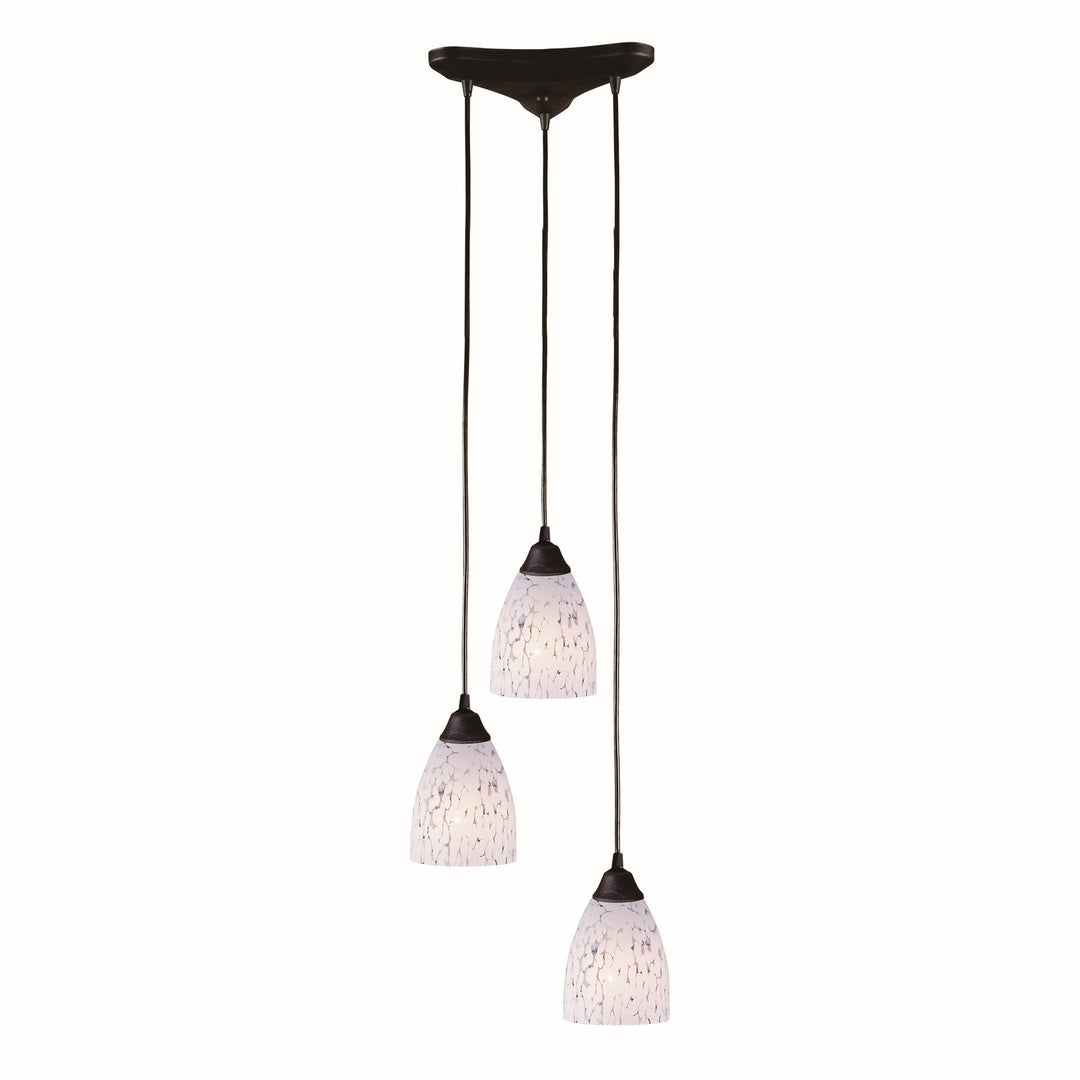 Elk Classico 406-3SW Pendant Light - Dark Rust