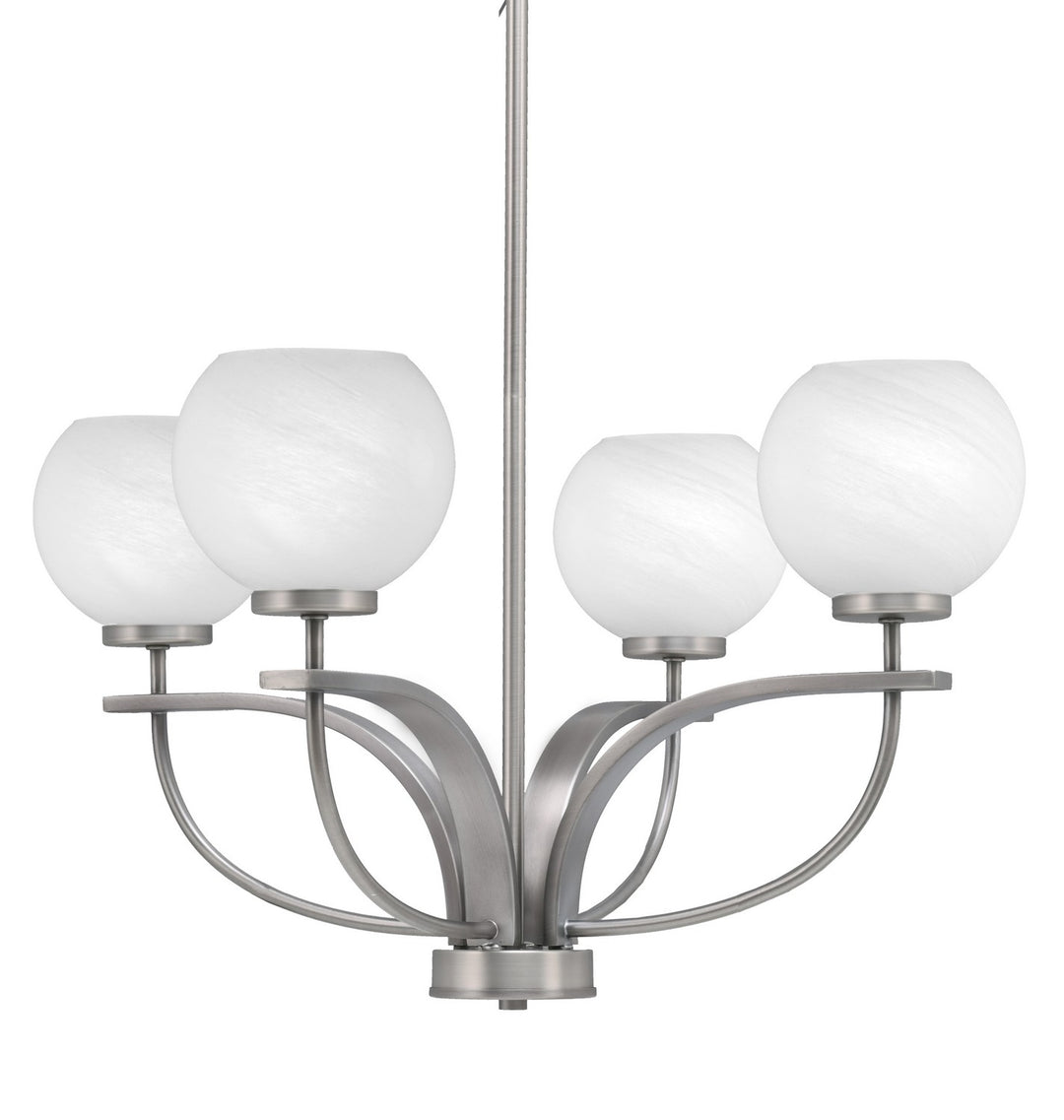 Toltec Cavella 3904-GP-4101 Chandelier Light - Graphite